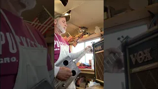 3 String Guitar made from a PALLET