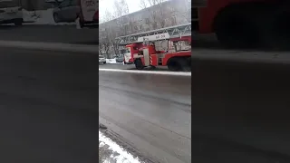 russian fire truck Kamaz AL50