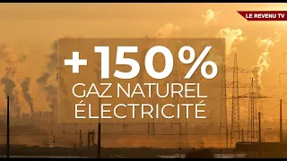 +150 % : la hausse du gaz et de l'électricité en 2022