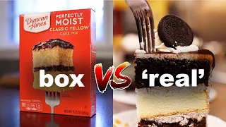 Boxed cake vs scratch cake — Why bakers can't beat SCIENCE