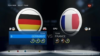 NHL 16 Gameplay - Germany VS France - Full Game [ HD ]