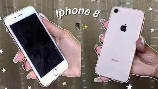 MEU PRIMEIRO IPHONE!! *unboxing iphone 8*