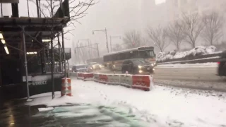 New York is nearly a ghost town during snowstorm