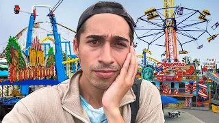 I Rode Every Ride At A Empty Orlando Theme Park (BAD IDEA)