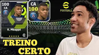 COMO TREINAR & BUGAR QUALQUER JOGADOR CERTO no efootball 2024 mobile