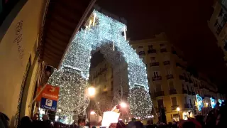 Fallas Valencia 2015 Cuba-Literato Azorin Encendido luces