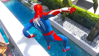 Spiderman Parkour Fails Ep-5 - GTA V