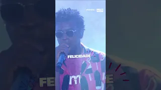 Seu Jorge leva FELICIDADE para o palco do #TheTown2023NoMultishow 🫶 | The Town 2023 #shorts