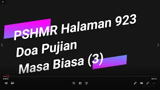 PSHMR Doa Pujian Masa Biasa (3) Halaman 923