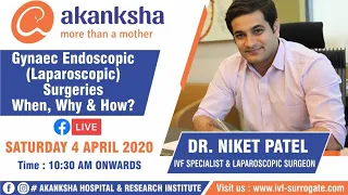 Gyne Laparoscopic Surgeries || When, How & Why you Need || By Dr. Niket Patel