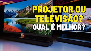 Projetor vs TV! Qual é a melhor opção para o seu espaço?