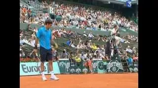 Roger Federer vs Mikhail Youzhny  Roland Garros 2007 ( Parte 2 )