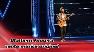 Matheus Fonseca sings one of his original songs | The Voice Portugal