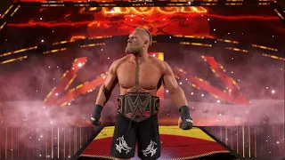 WWE 2K23 Brock Lesnar vs Roman Reigns | Wrestlemania 38 | Title Unification Match