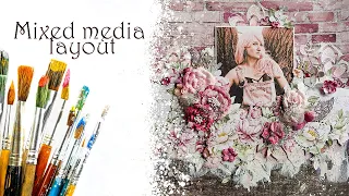 TUTORIAL Mixed media layout