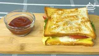 Nonushtaga mazali buterbrod / вкусный бутрброд на завтрак / sandwich for breakfast