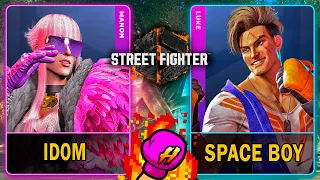 Street Fighter 6 🥊 Idom (MANON) VS Space Boy (LUKE) 🥊 スト6  🥊 SF6 🥊4K 60ᶠᵖˢ