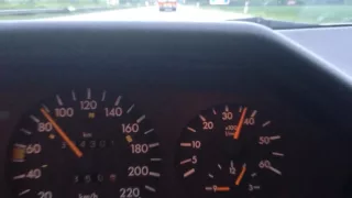 W124 300D Beschleunigung/Acceleration 0-150 km/h