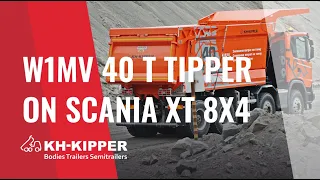 Scania Truck G440 XT mining tipper truck 40 t in open-pit mine│Карьерный самосвал Скания 40 тонн