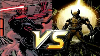 Wolverine Vs. Darth Maul: Clash of the Claws and Sabers
