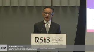 RSIS Distinguished Public Lecture by Dr Marty Natalegawa - 26 June 2023
