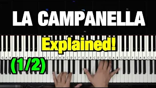 HOW TO PLAY - LISZT - LA CAMPANELLA (PIANO TUTORIAL LESSON) (Part 1 of 2)