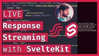 Faster initial loads with Response Streaming 🏞️ + SvelteKit 🔴 LIVE Coding & Chill