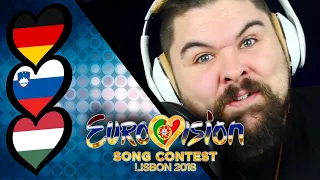 Reviewing Eurovision 2018. GERMANY, HUNGARY & SLOVENIA.