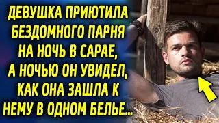 Девушка приютила бездомного парня на ночь в сарае, а потом он увидел, как она…