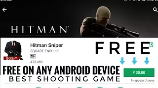How To Download Hitman Sniper Free On Any Android Device-Hindi