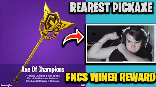 Mongraal Gets The Fncs Champion Pickaxe After Winning FNCS Trios With Mitro And TaySon!
