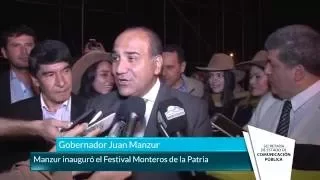 Manzur inauguró el Festival Monteros de la Patria - Gobierno de Tucumán