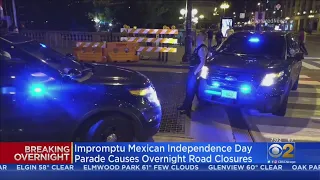 Impromptu Mexican Independence Day Parade Causes Overnight Road Closures In Chicago