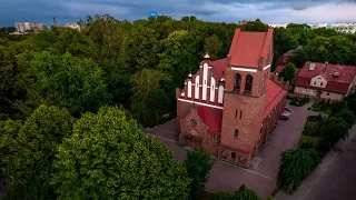 Православный храм Рождества Пресвятой Богородицы и окрестности. Калининград