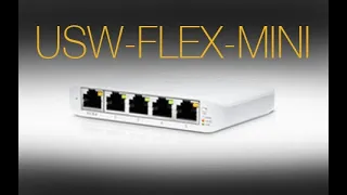 usw-flex-mini PoE powered Gigabit managed network switch for $29