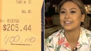 A Couple Left This Waitress A $400 Tip  But What They Did When They Returned Blew Her Away