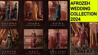 Afrozeh Divani wedding collection 2024 Latest designs Happy new year