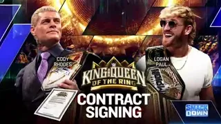 CONTACT SIGNING🤯 CODY RODES AND LOGAN POUL, PREDICTION #wwesmackdown #wwe