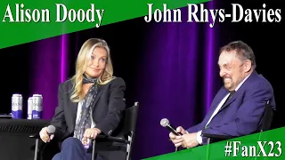 Alison Doody and John Rhys-Davies - Full Panel/Q&A - FanX 2023