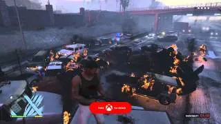 HUGE Highway Explosion GTA 5 Xbox One