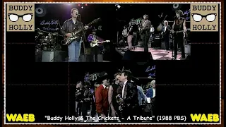 Buddy Holly Tribute - Marshall Crenshaw-Billy Swan-Kris Kristofferson-All Star Jam Finale (1988 PBS)