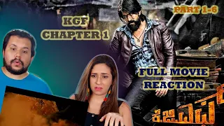 KGF chapter 1 FULL movie reaction! | EP 1-6 | Yash | Srinidhi Shetty | Anant Nag