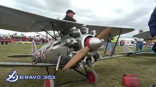 GIANT Scale Bi Planes Huge Vintage Models - LMA RAF Cosford Airshow 2022