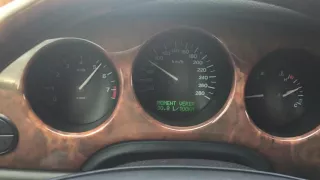 Acceleration 0-100 km/h Jaguar X308 Daimler V8 4,0 Liter