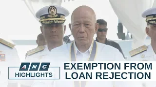 PH Defense Chief may seek exemption from loan order vs. countries backing drug war probe