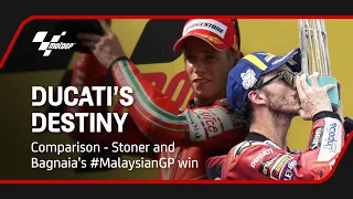 2007 vs 2022: Stoner and Bagnaia's wins at the #MalaysianGP 🔴 | Comparison