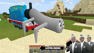 I found Worm Thomas Tank Engine in Minecraft - Coffin Meme