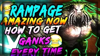 Paragon v43 BEST JUNGLER RAMPAGE JUNGLE 100% ROCK THROW| RAGING KID GONE WILD!!| RAMPAGE MASSACRE