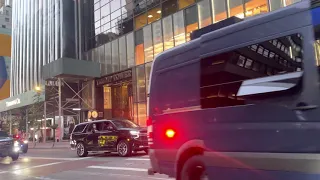 Turkish President convoy arrived New York