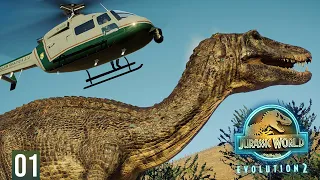 DINOSAURS IN THE WILD! | Jurassic World Evolution 2 Campaign Part 1